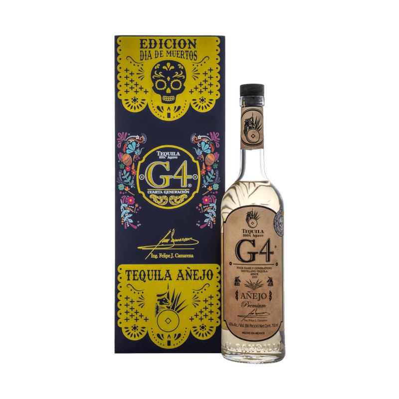G4 Día de Muertos Añejo Tequila Purple Box - Vintage Wine & Spirits