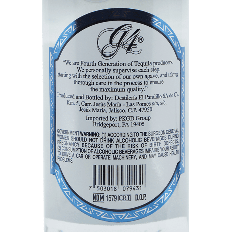 G4 Tequila Clasico Blanco - Vintage Wine & Spirits