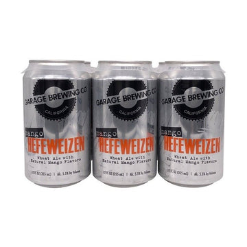 Garage Brewing Co. Mango Hefeweizen Wheat Ale Beer 6-Pack - Vintage Wine & Spirits