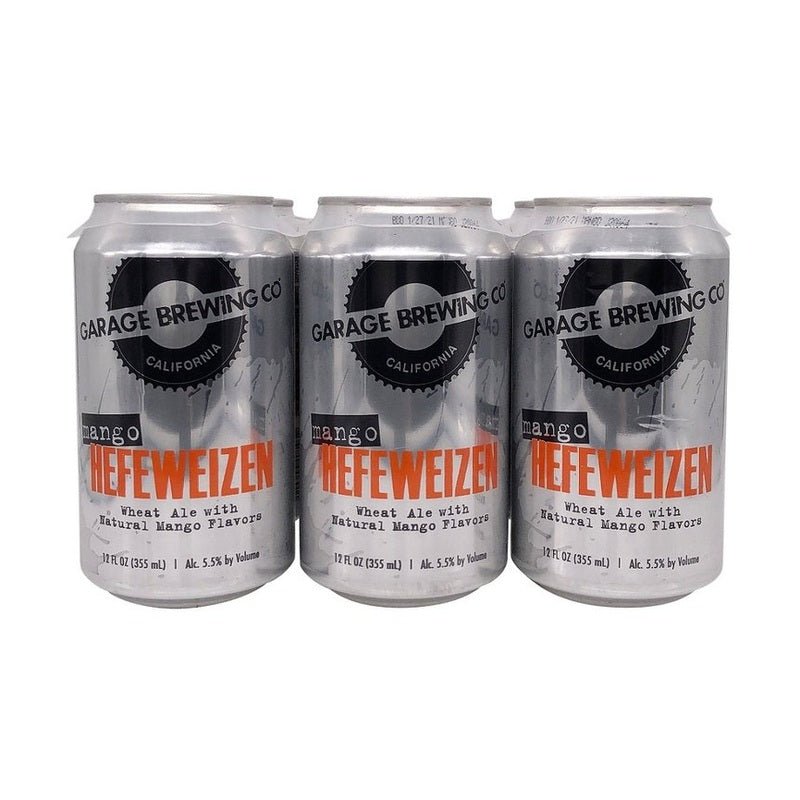 Garage Brewing Co. Mango Hefeweizen Wheat Ale Beer 6-Pack - Vintage Wine & Spirits