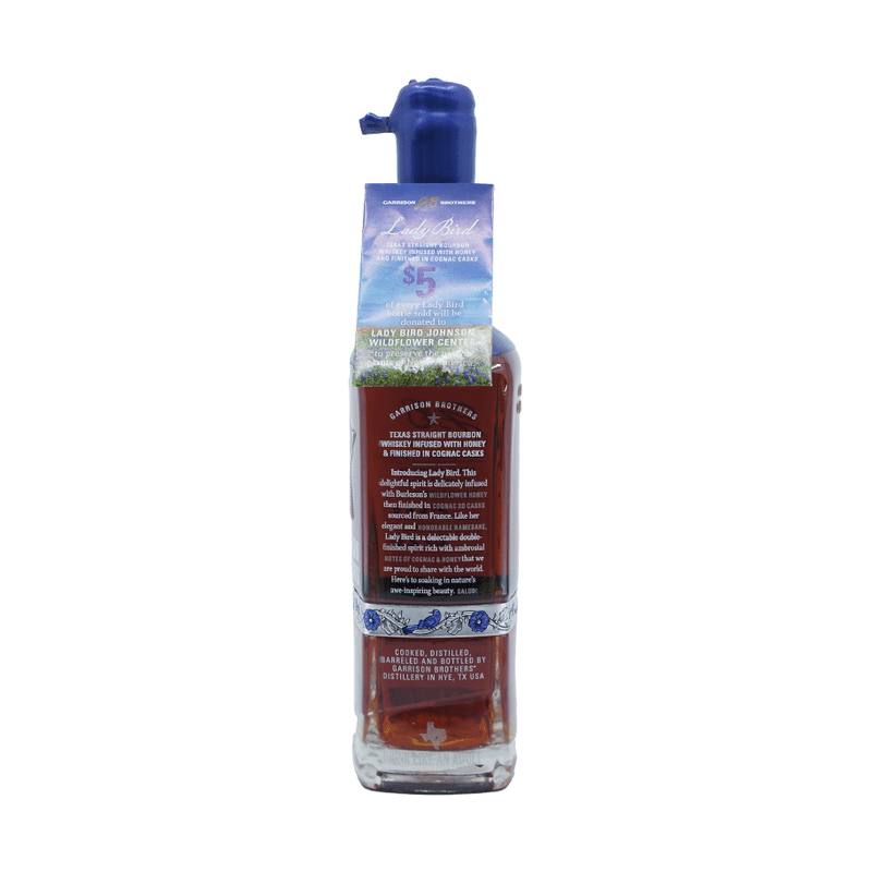 Garrison Brothers 'Lady Bird' Honey-Infused Cognac Cask Finish Texas Straight Bourbon Whiskey 2025 Edition - Vintage Wine & Spirits