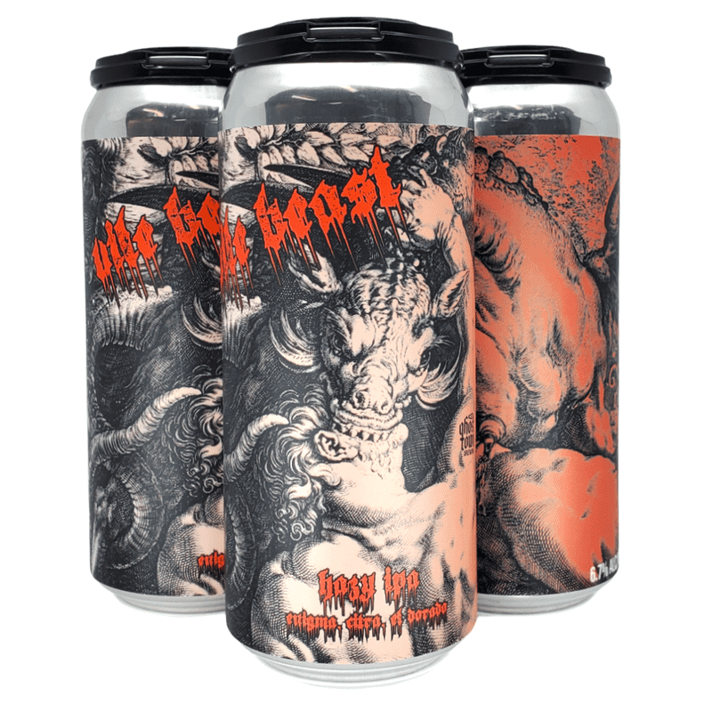 Ghost Town Brewing 'Vile Beast' Hazy IPA Beer 4-Pack - Vintage Wine & Spirits