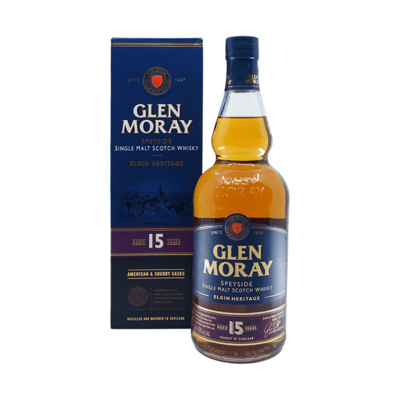 Glen Moray 15 Year Old Heritage Speyside Single Malt Scotch Whisky - Vintage Wine & Spirits