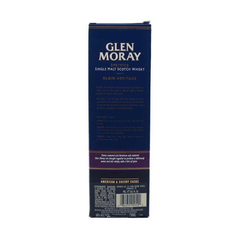 Glen Moray 15 Year Old Heritage Speyside Single Malt Scotch Whisky - Vintage Wine & Spirits