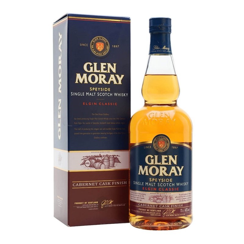 Glen Moray Classic Cabernet Cask Finish Speyside Single Malt Scotch Whisky - Vintage Wine & Spirits