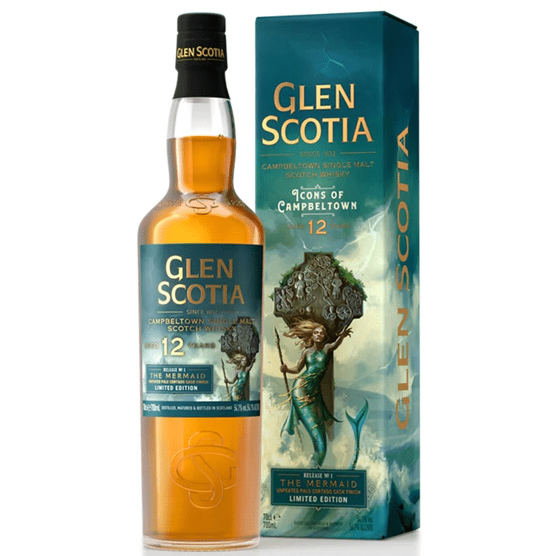 Glen Scotia 'The Mermaid' 12 Year Old Single Malt Scotch Whisky - Vintage Wine & Spirits