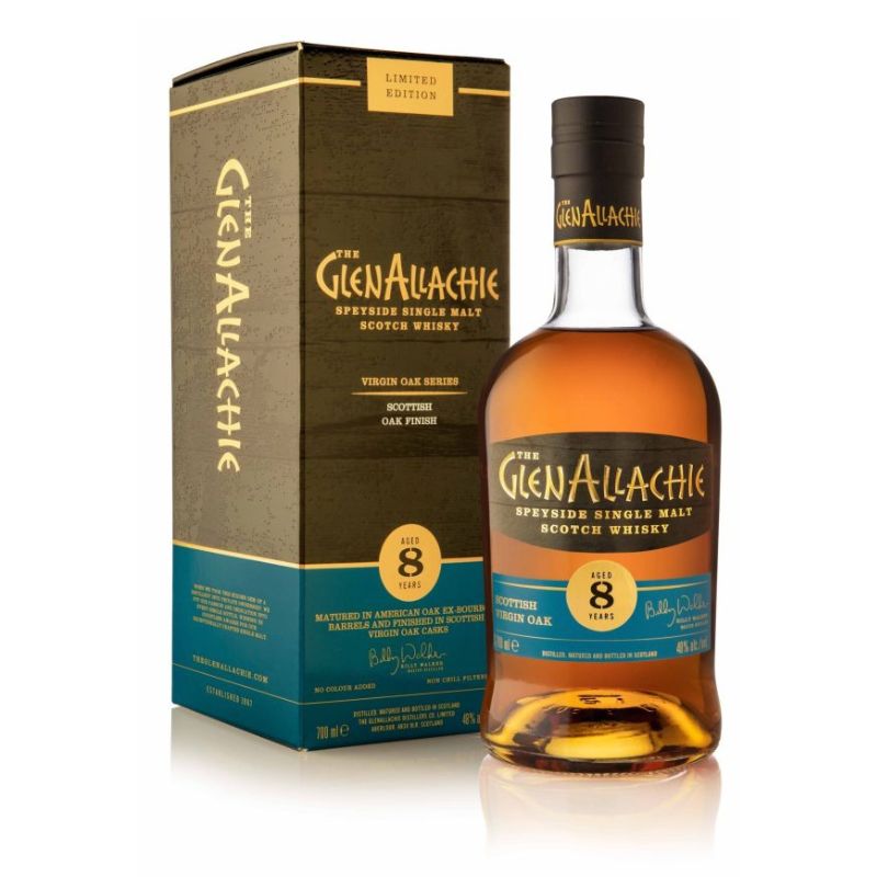 GlenAllachie 8 Year Old Virgin Oak Series 'Scottish Oak' - Vintage Wine & Spirits