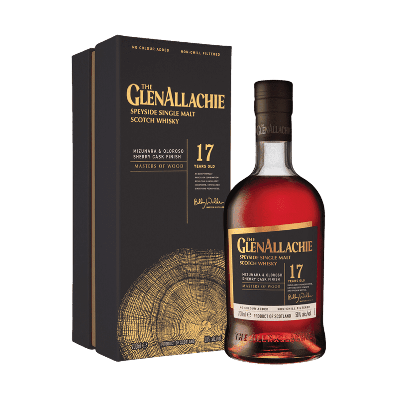 GlenAllachie Masters of Wood 17 Year Old Mizunara & Oloroso Cask Finish Single Malt Scotch Whisky Pre-Order - Vintage Wine & Spirits