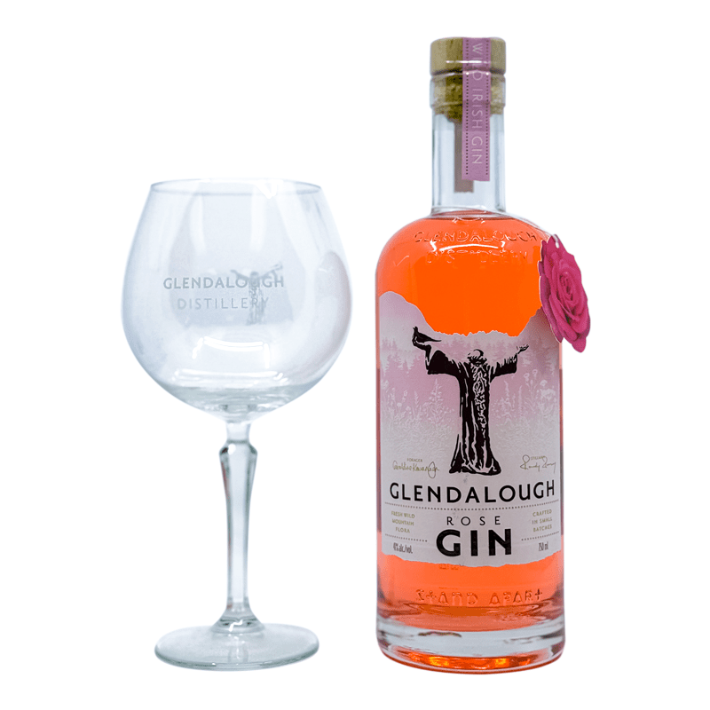 Glendalough Rose Gin + Coupe Kit - Vintage Wine & Spirits