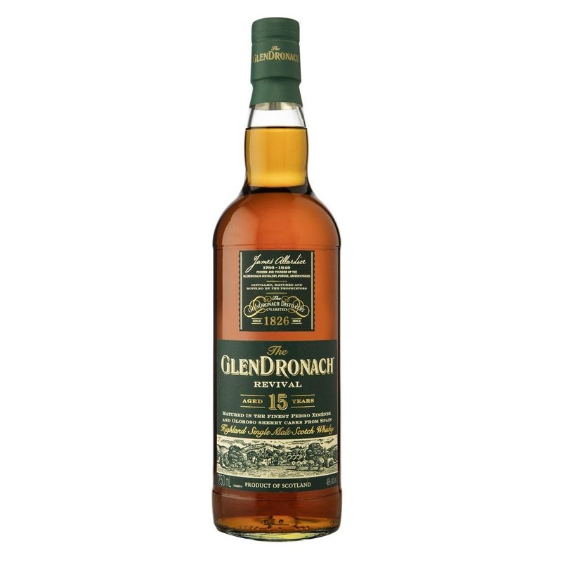 Glendronach 15 Year Old Revival Highland Single Malt Scotch Whisky - Vintage Wine & Spirits