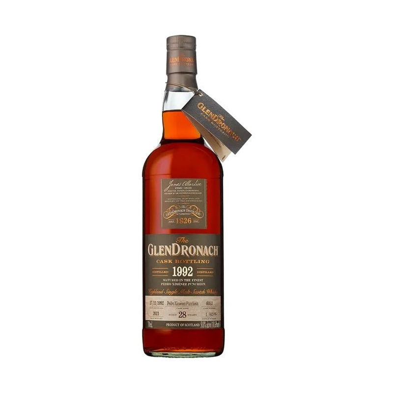Glendronach 28 Year Old 1992 Cask 6052 Highland Single Malt Scotch Whisky - Vintage Wine & Spirits