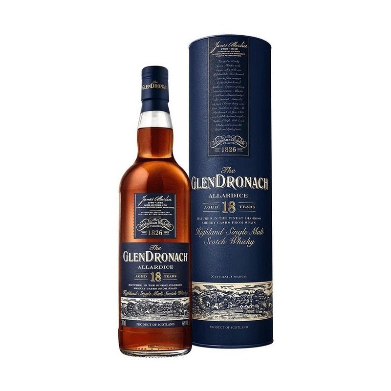 Glendronach 'Allardice' 18 Year Old Highland Single Malt Scotch Whisky - Vintage Wine & Spirits