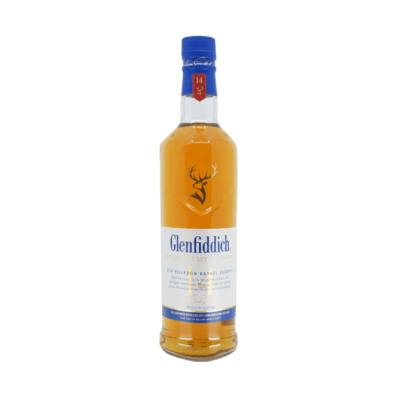 Glenfiddich 14 Year Bourbon Barrel Reserve Single Malt Scotch Whisky - Vintage Wine & Spirits