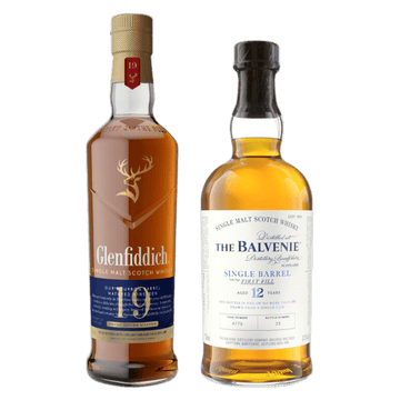 Glenfiddich 19 & Balvenie 12 Single Barrel Combo - Vintage Wine & Spirits