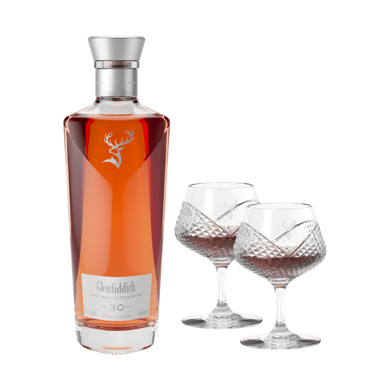 Glenfiddich 30 Year Old 'Suspended Time' with 2 Free Snifters - Vintage Wine & Spirits