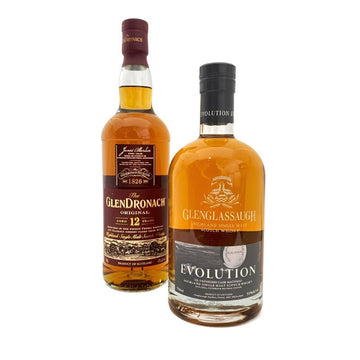 Glenglassaugh Evolution & Glendronach 12 Year Old Bundle - Vintage Wine & Spirits