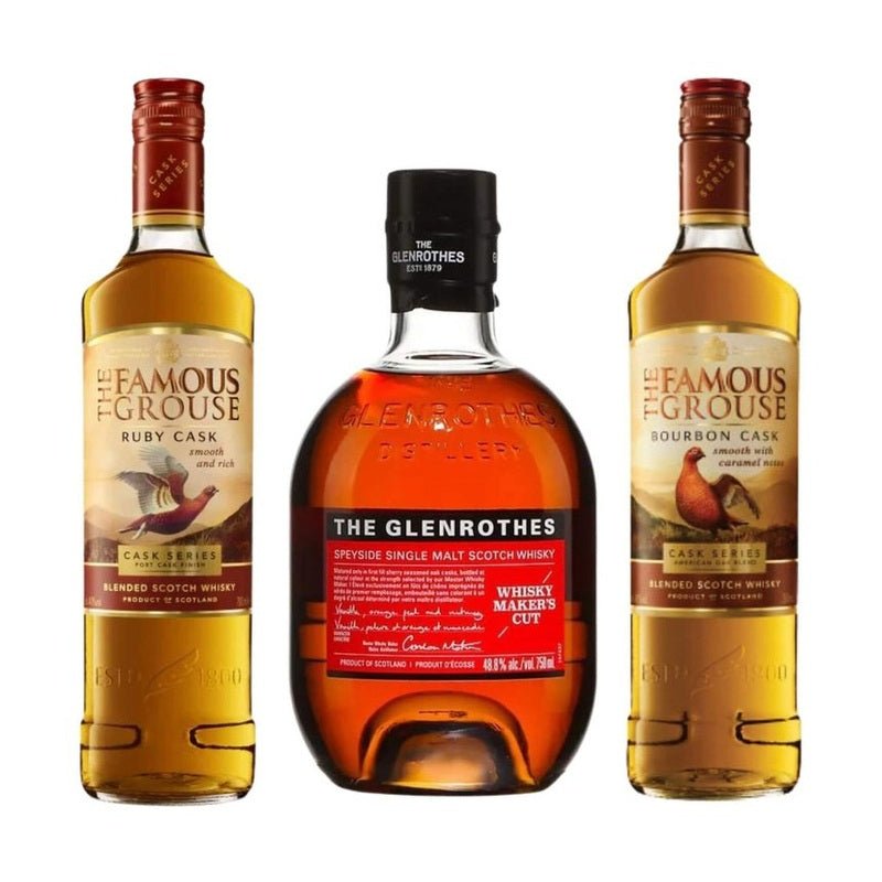 Glenrothes 'Whisky Maker's Cut' Scotch & Famous Grouse Cask Series Bourbon Cask Blended Scotch - Vintage Wine & Spirits