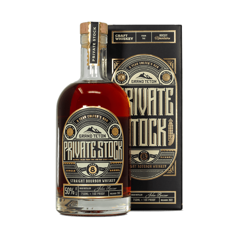 Grand Teton Private Stock Straight Bourbon Whiskey - Vintage Wine & Spirits