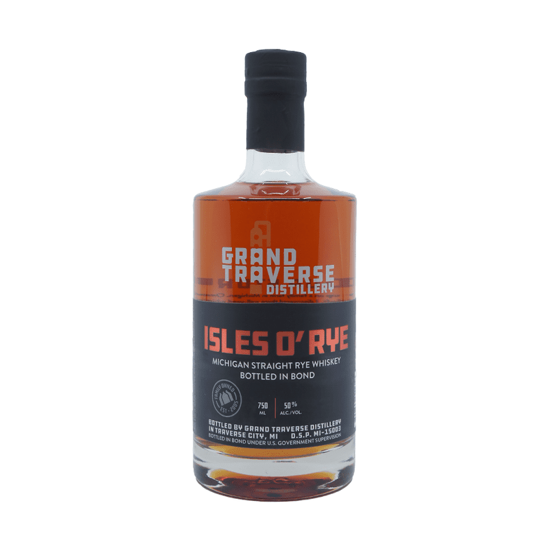 Grand Traverse Distillery 'Isles O Rye' Bottled in Bond Rye Whiskey - Vintage Wine & Spirits