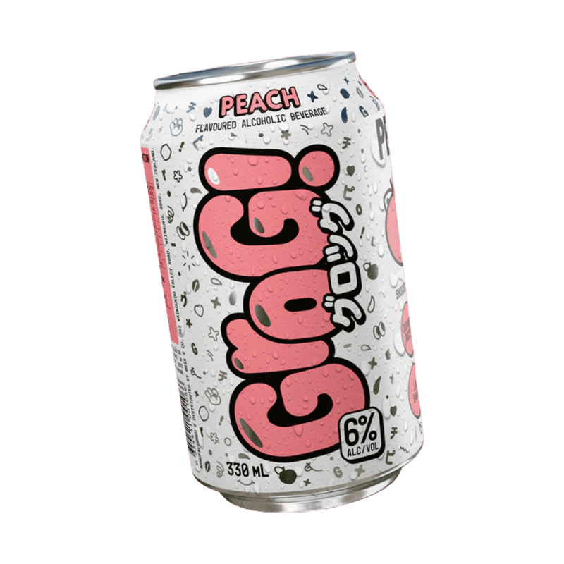 Grog Hard Soda Peach & Grape Mixed 8 Pack Cans - Vintage Wine & Spirits