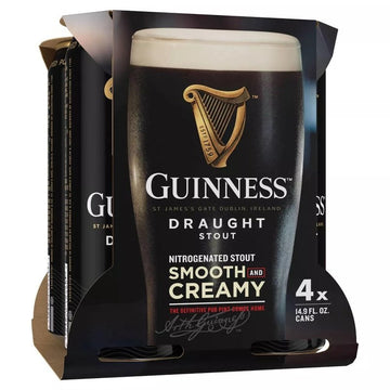 Guinness Draught Stout Beer 4-Pack - Vintage Wine & Spirits