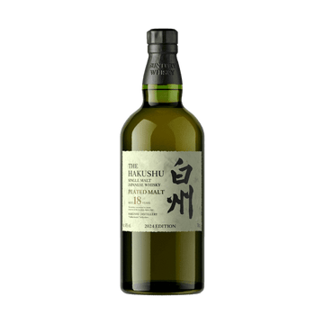 Hakushu 18 Year Old Peated Malt Japanese Whisky 2024 Edition - Vintage Wine & Spirits
