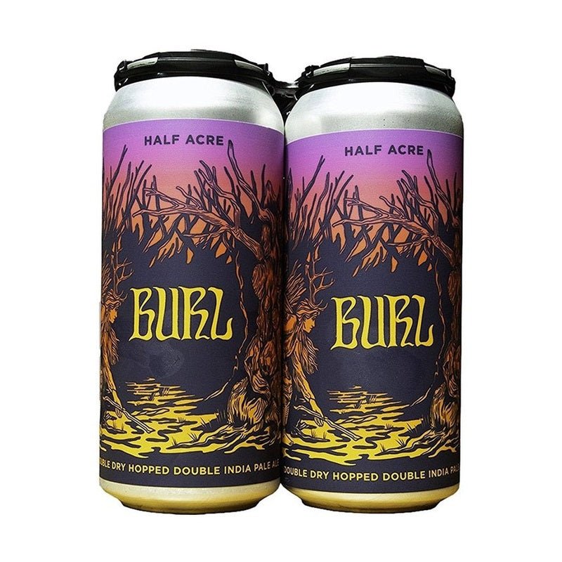 Half Acre Beer Co. Burl Double Dry Hopped DIPA Beer 4-Pack - Vintage Wine & Spirits