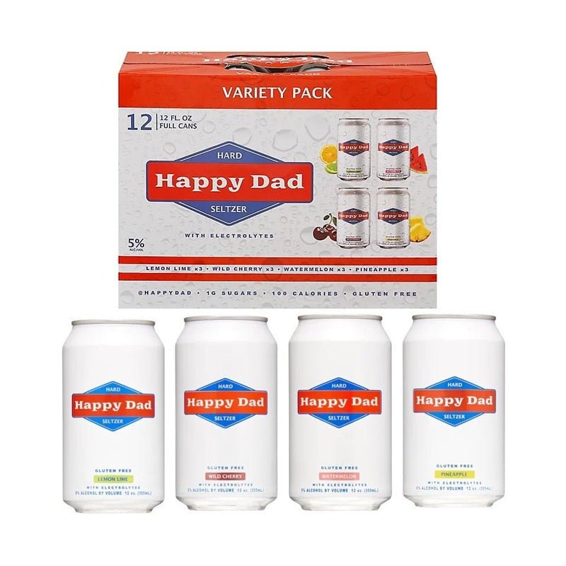 Happy Dad Hard Seltzer Variety 12-Pack - Vintage Wine & Spirits