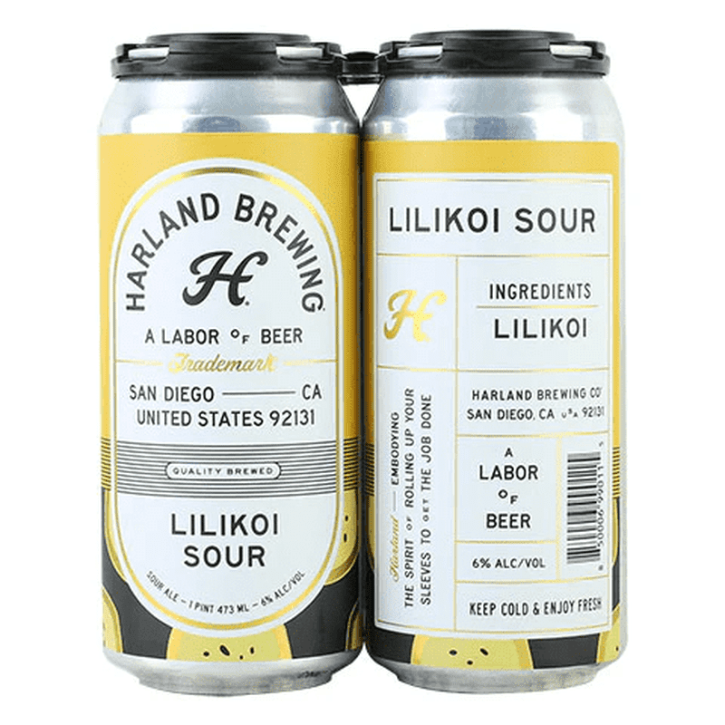 Harland Brewing 'Lilikoi Sour' 4-Pack - Vintage Wine & Spirits