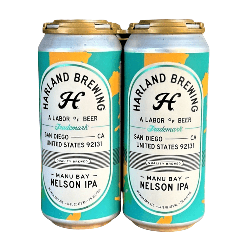 Harland Brewing Manu Bay Nelson IPA Beer 4-Pack - Vintage Wine & Spirits