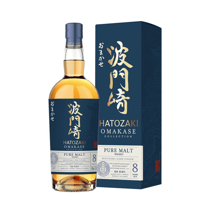 Hatozaki 'Omakase Collection' 8 Year Old Mizunara Cask Finish Pure Malt Japanese Whisky - Vintage Wine & Spirits