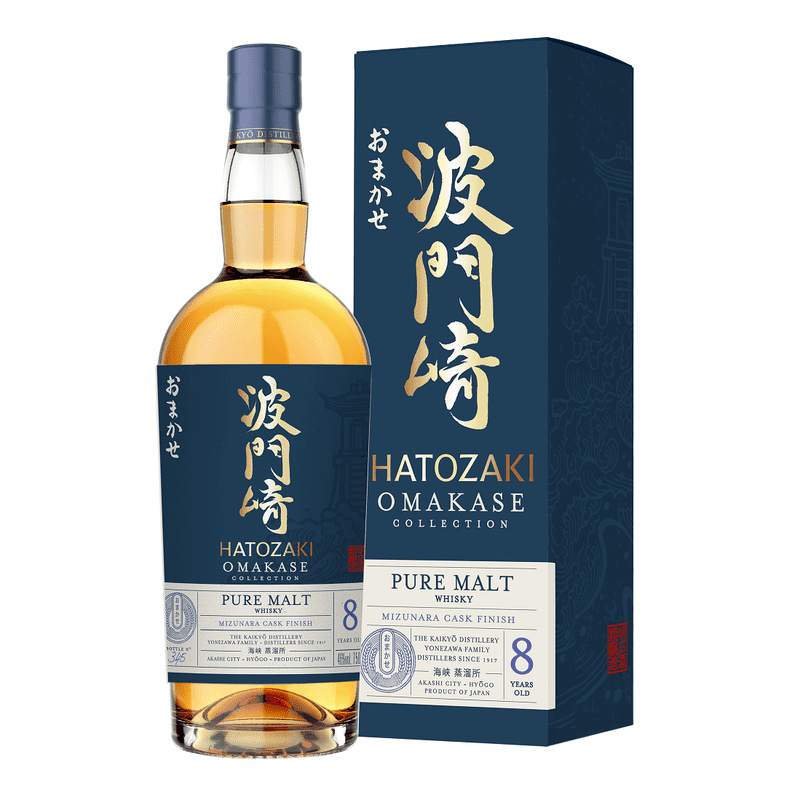 Hatozaki 'Omakase Collection' 8 Year Old Mizunara Cask Finish Pure Malt Japanese Whisky - Vintage Wine & Spirits