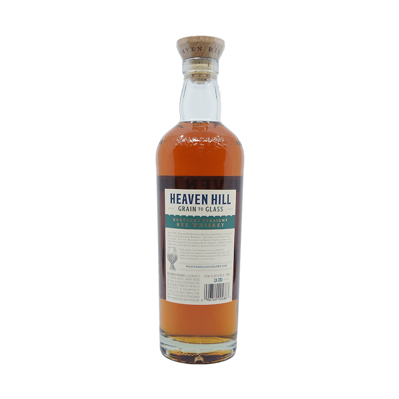 Heaven Hill 'Grain To Glass Rye' Straight Rye Whiskey - Vintage Wine & Spirits