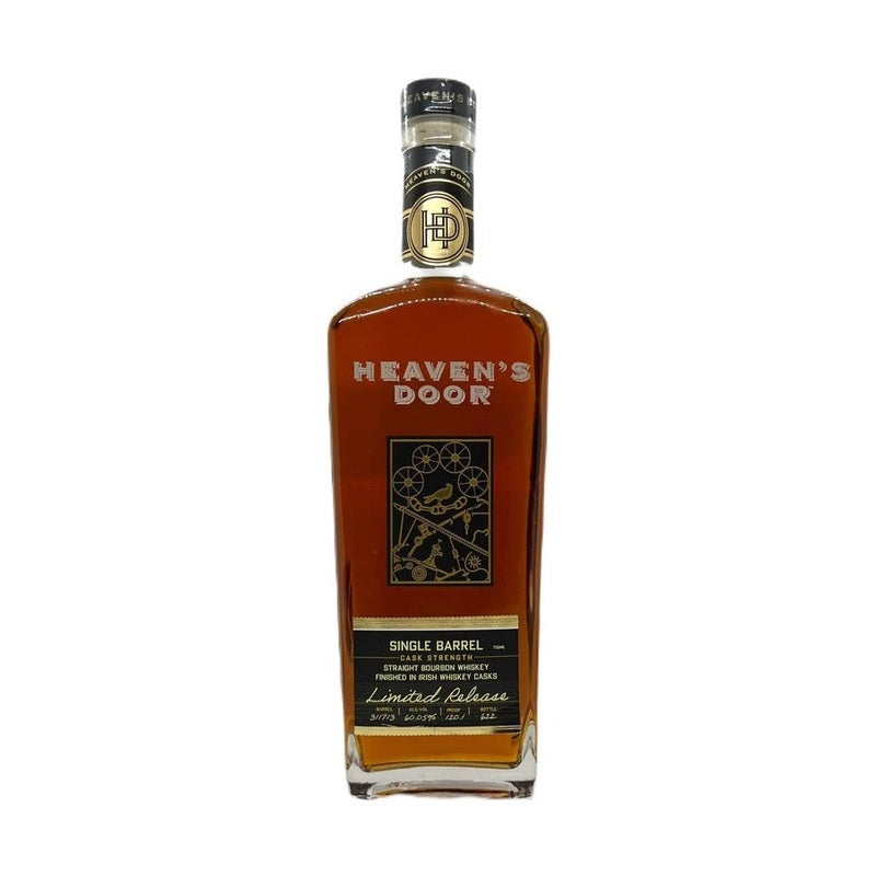 Heaven's Door Single Barrel Cask Strength Irish Whiskey Casks Finish Straight Bourbon Whiskey - Vintage Wine & Spirits