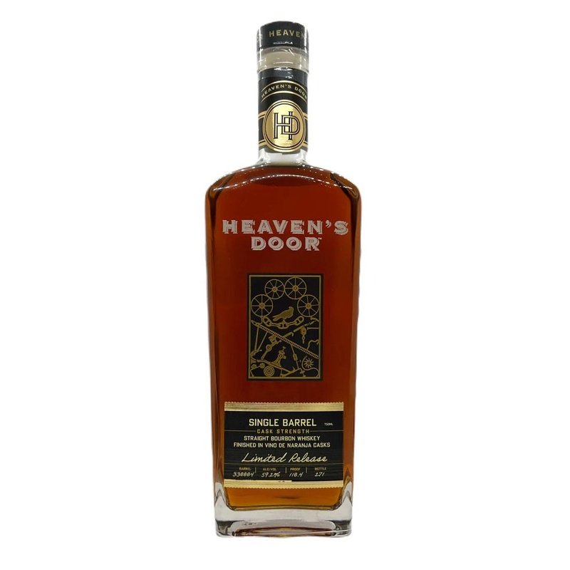 Heaven's Door Single Barrel Cask Strength Vino de Naranja Casks Finish Straight Bourbon Whiskey - Vintage Wine & Spirits