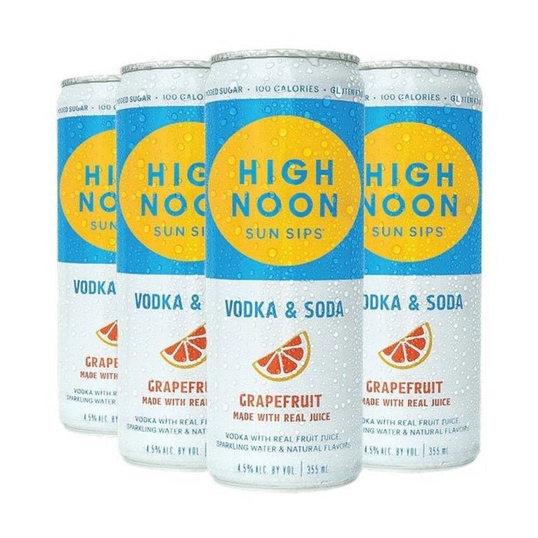 High Noon Grapefruit Hard Seltzer 4-Pack - Vintage Wine & Spirits