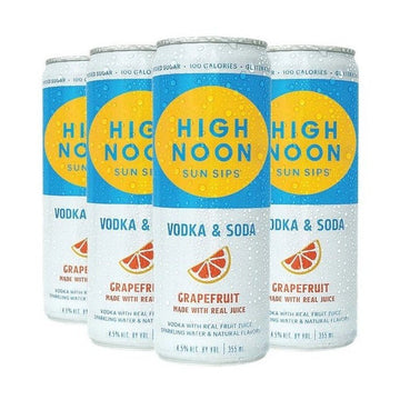 High Noon Grapefruit Hard Seltzer 4-Pack - Vintage Wine & Spirits