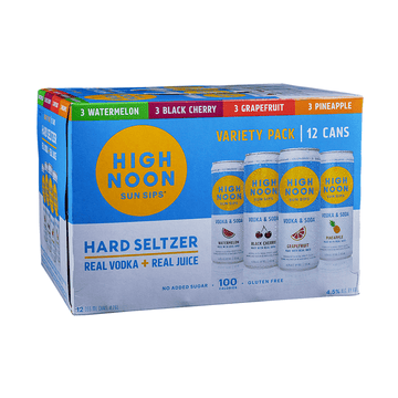 High Noon Hard Seltzer Variety 12-Pack - Vintage Wine & Spirits