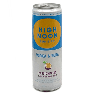 High Noon Passionfruit Vodka Soda 4-Pack - Vintage Wine & Spirits