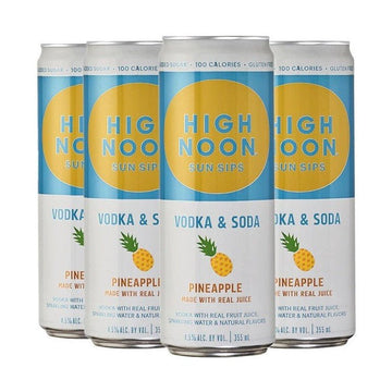 High Noon Pineapple Hard Seltzer 4-Pack - Vintage Wine & Spirits