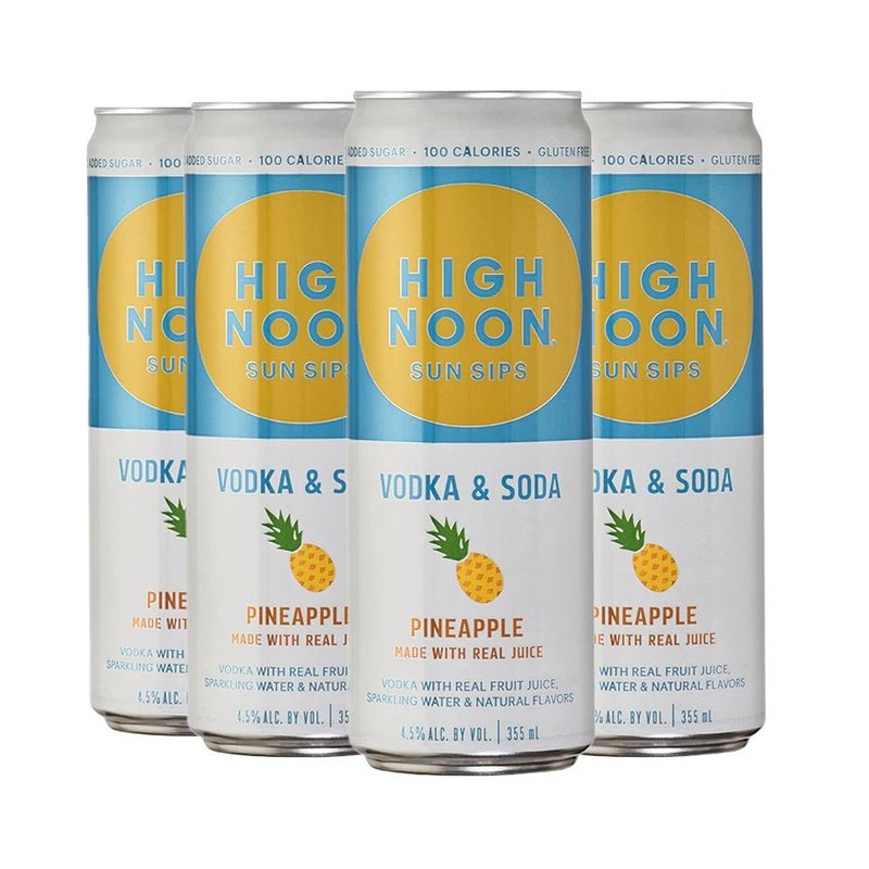 High Noon Pineapple Hard Seltzer 4-Pack - Vintage Wine & Spirits