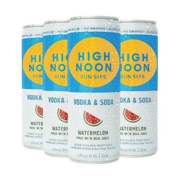 High Noon Watermelon Hard Seltzer 4-Pack - Vintage Wine & Spirits