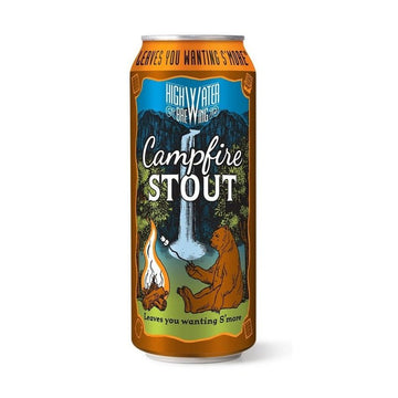 Highwater Brewing Campfire Stout Beer 4-Pack - Vintage Wine & Spirits