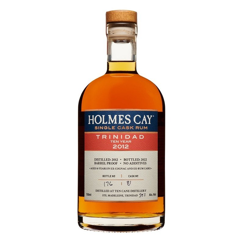 Holmes Cay Trinidad 10 Year Old 2012 Single Cask Rum - Vintage Wine & Spirits