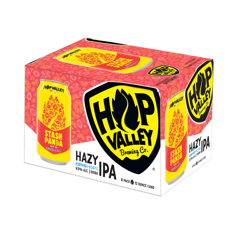 Hop Valley Brewing Co. Stash Panda Hazy IPA Beer 6-Pack - Vintage Wine & Spirits