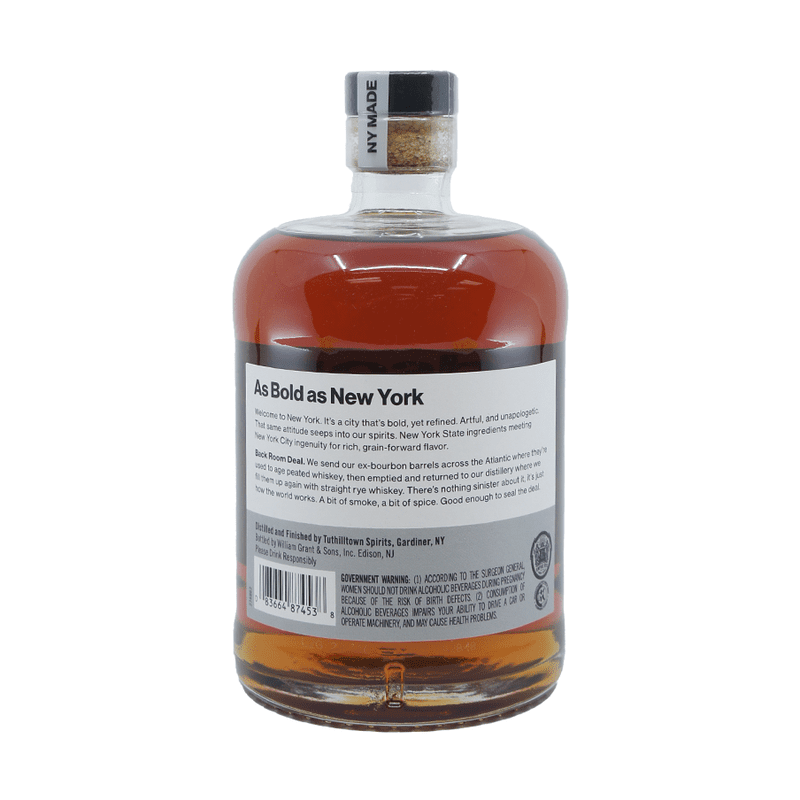 Hudson 'Back Room Deal' New York Straight Rye Whiskey - Vintage Wine & Spirits