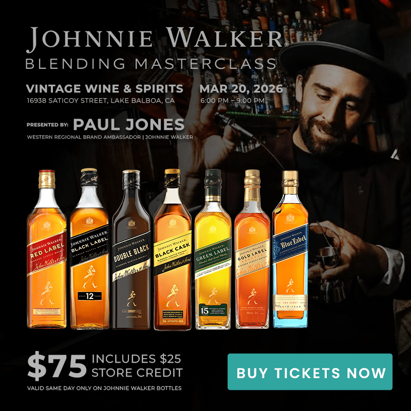 Inside the Striding Man: A Johnnie Walker Master Class Led by Paul Jones - Vintage Wine & Spirits