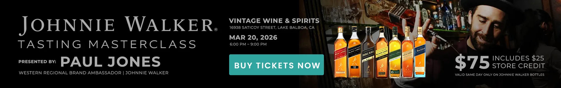 Inside the Striding Man: A Johnnie Walker Master Class Led by Paul Jones