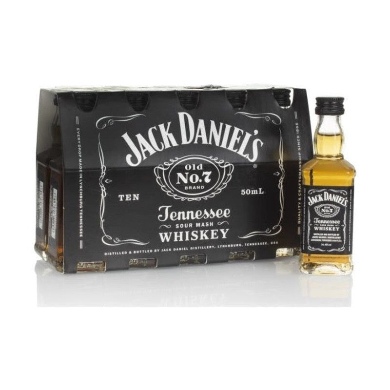 Jack Daniel's Old No.7 Tennessee Sour Mash Whiskey 10-Pack 50ml - Vintage Wine & Spirits