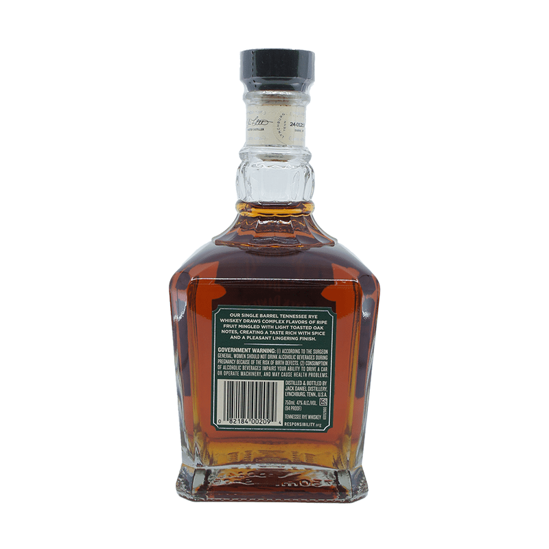 Jack Daniel's Single Barrel Rye Tennessee Rye Whiskey - Vintage Wine & Spirits